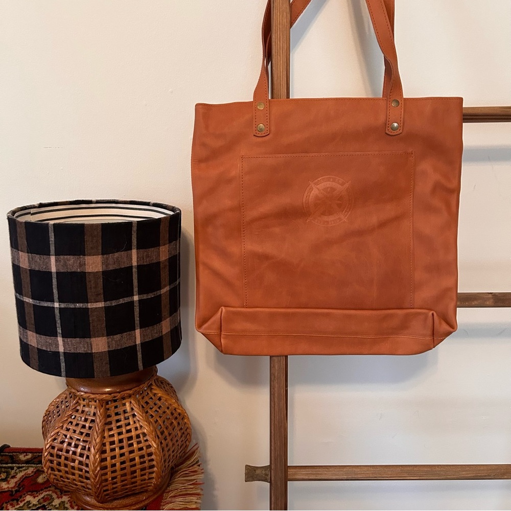 Joji & co leather Tote Bag in Cognac - Women Bags